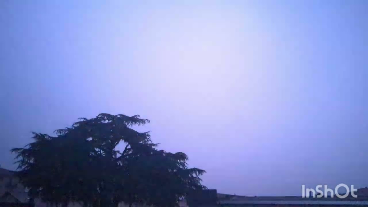 Orage très actif du 7 août 2024 à Tarbes