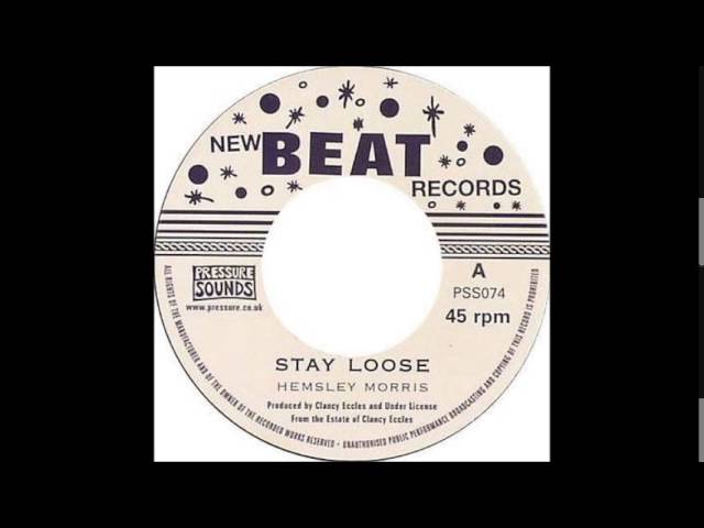 レゲエレコードhemsley morris/stay loose Hemsley Morris - Stay Loose (Compacto 1967) - YouTube