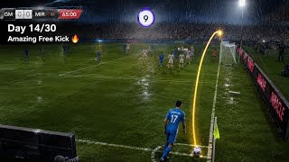 🎯 Top Corner Free Kick Masterpiece! | Day 14/30 #football #viral #shorts #viralvideo #gaming #fifa  screenshot 4