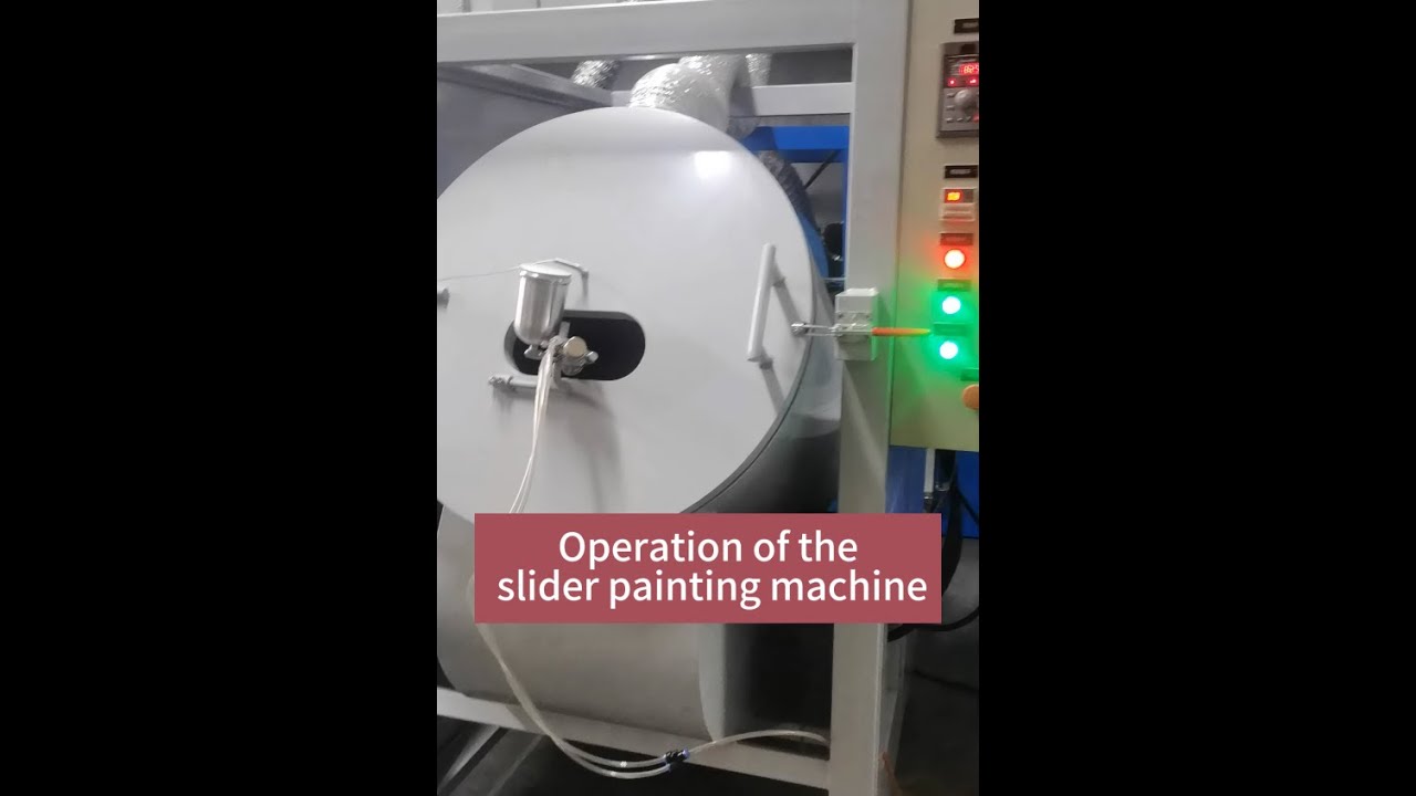 QLQ-SPM Operation of the slider painting machine #sliderpaintingmachine ...