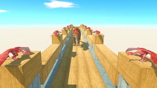 MINI WYVERN ATTACKING ALL UNITS ON BRIDGE - ANIMAL REVOLT BATTLE SIMULATOR - WYVERN screenshot 4