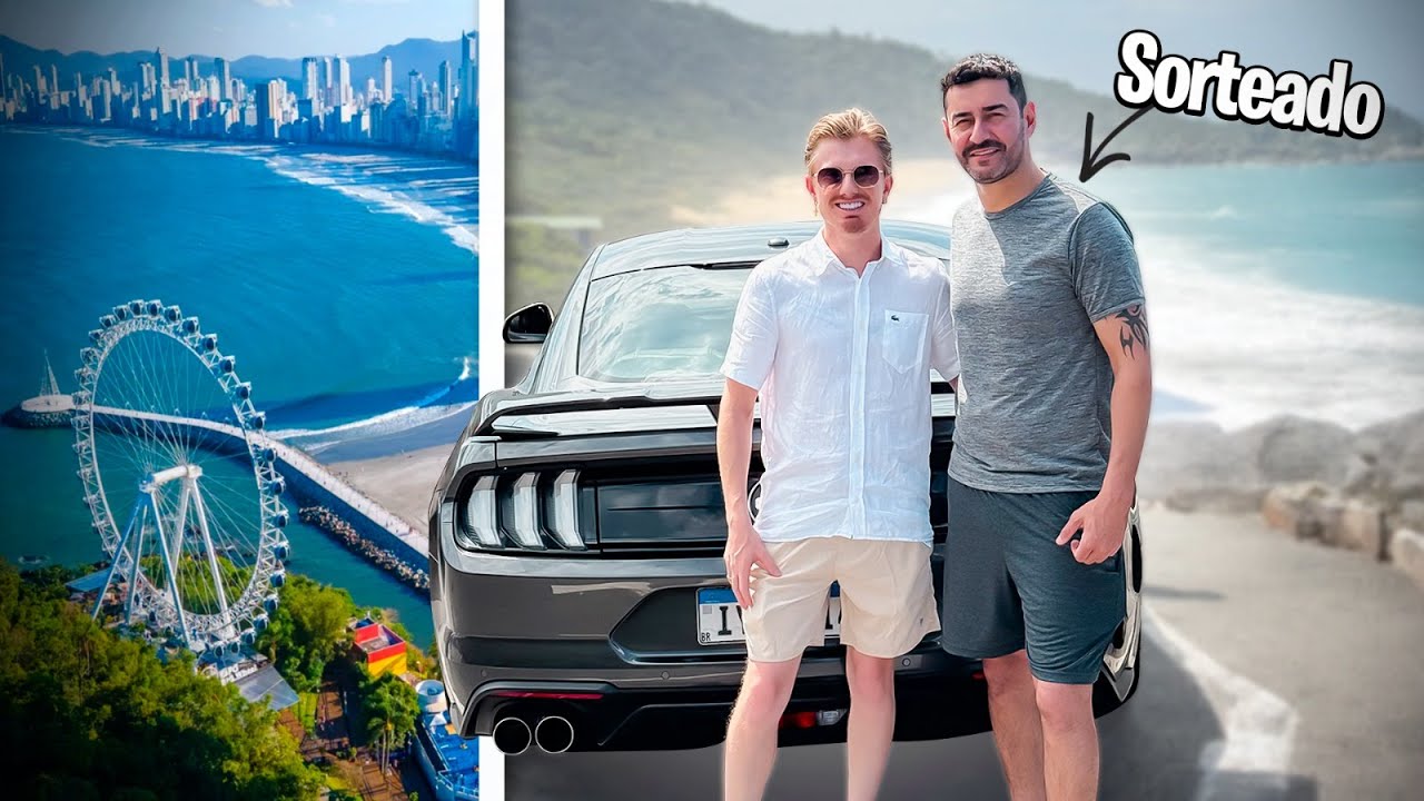 Levei um participante do meu grupo de Roleta conhecer Balneario Camboriu com tudo pago!