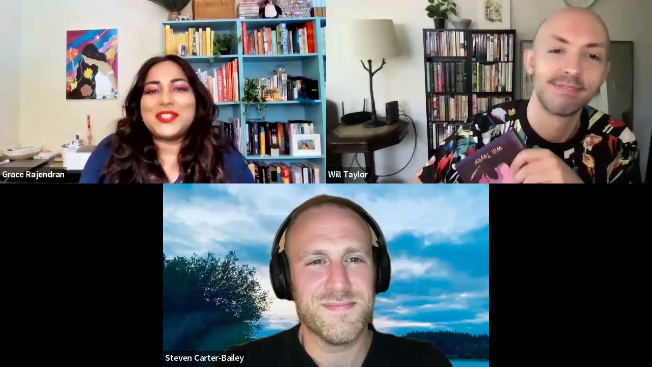 University Book Store Presents Will Taylor with Steven Carter-Bailey & Grace Rajendran