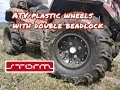 ATV plastic double beadlock wheels