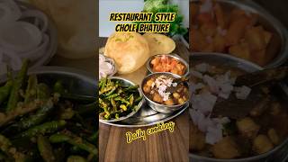 restaurant style chole bhature #food #music #cooking #like #decor #like
