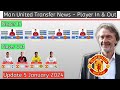 Manchester united transfer news  player in  player out transfer winter 2024update 5 january 2024