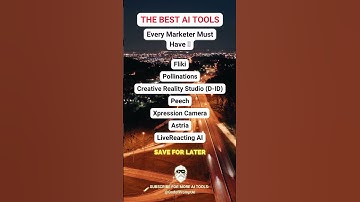 7 AI Tools Every Marketer Must Have ✍