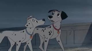 101 Dalmatians Pongo and Perdita leave town to retrieve their puppies HD