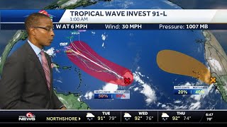 Atlantic Tropical Update With Meteorologist  Damon Singleton
