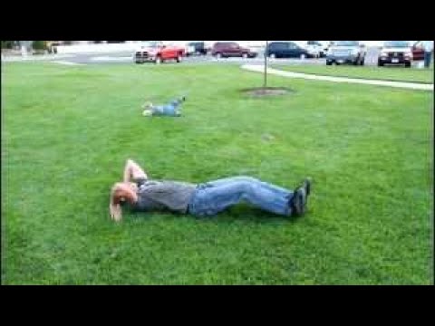 Upside down worm break dance move