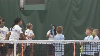 Program helps children with autism connect with tennis, each other