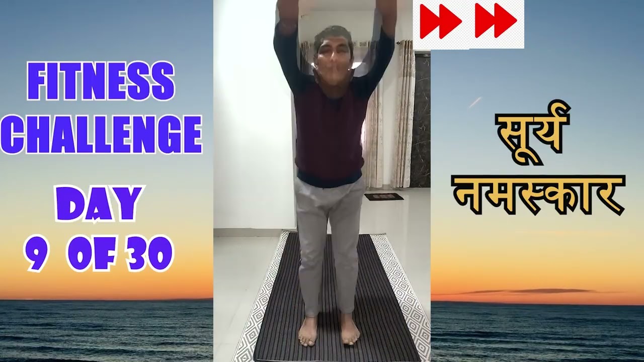 30 days fitness challenge: Day 9 Morning Routine. 