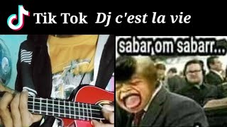 VIRAL . . Tik tok ?? DJ c'est la vie , versi kentrung 😊