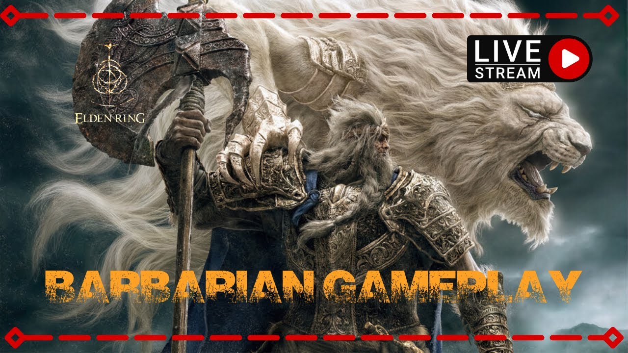 ⚔️Let’s Play & Create the best Barbarian in Elden Ring!⚔️