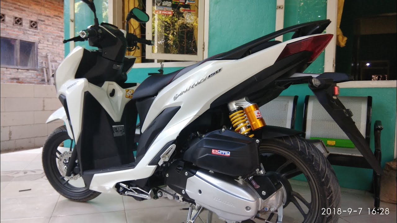 MODIFIKASI VARIO 150 2018 Pasang Std 1 2 Shockbreaker Hugger Air Blade VARIOVLOG