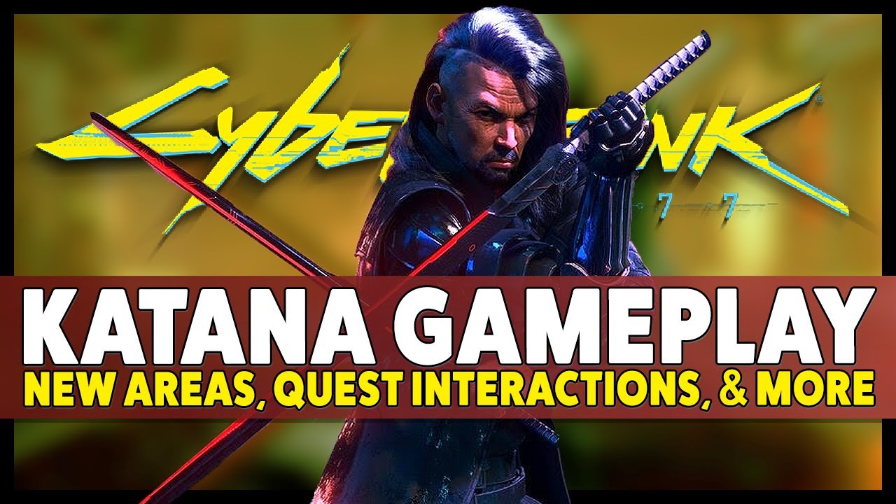 Cyberpunk 2077 Katana Gameplay 4k New Areas Quest Interactions