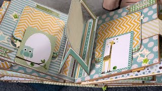 Скрапбукинг: Pop-up альбом для мальчика / Scrapbooking: Baby boy pop-up album