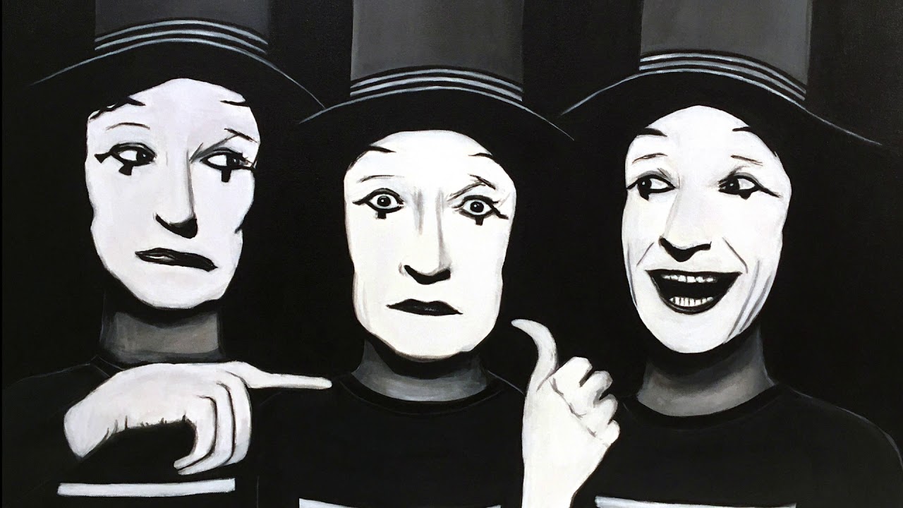 Маски мимов картинки