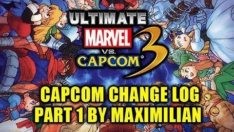 CAPCOM CHANGE LOG: PART 1 - Ultimate Marvel vs Capcom 3