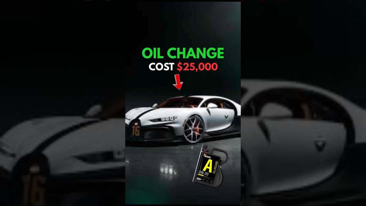 The Car Whose Oil Change Costs More Than Your Car 
