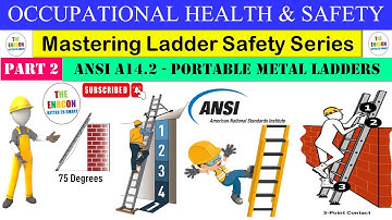 Part 2 Mastering Ladder Safety Series - Portable Metal Ladders Understanding ANSI A14 2 Standards
