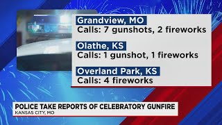 Local police take reports of celebratory gunfire over New Year's