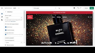 Baad Shopify Theme | Customize the Slideshow section