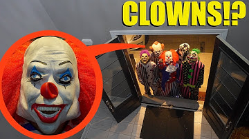 if you see these clowns outside your house, lock all doors and DO NOT let them in!! (They are Bad)