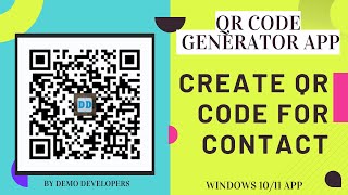Create QR Code For Contact | QR Code Generator App 2022 screenshot 3