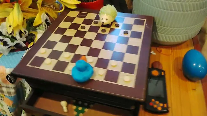 duck versus Hedgehog on checkers