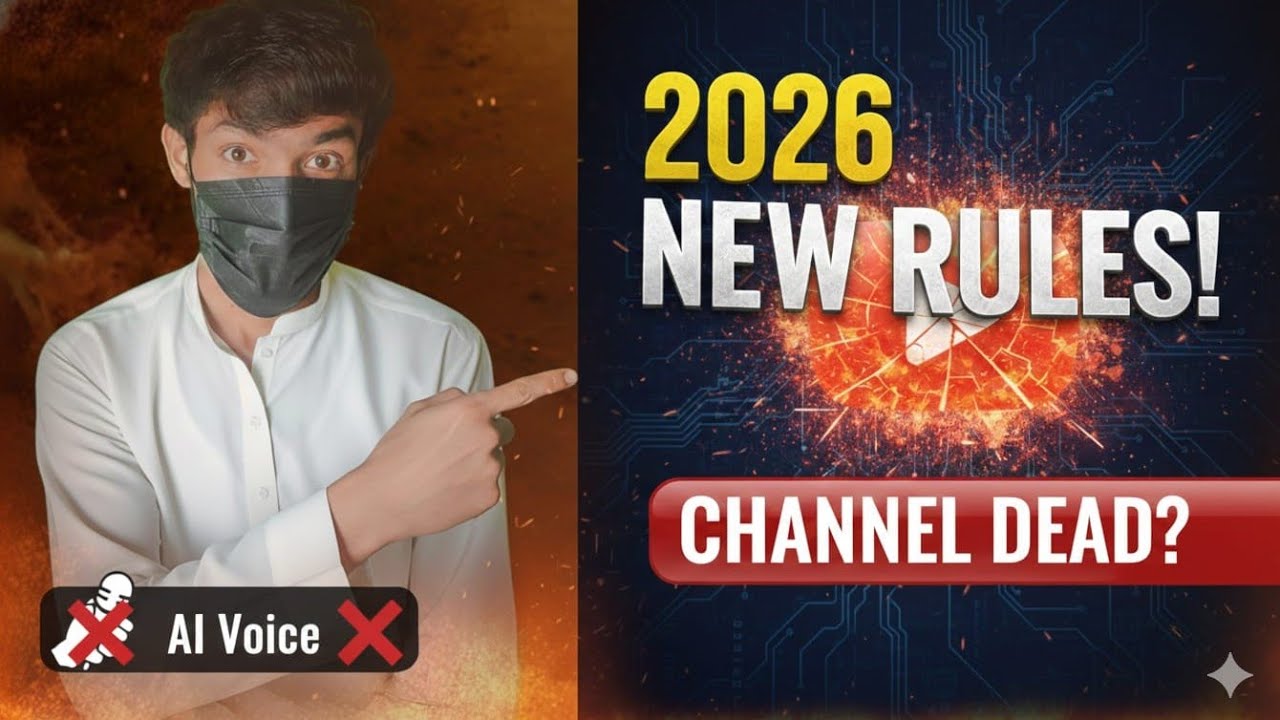 YouTube New Rules 2026: AI Voice Channels Dead? 😱 (Don't Start Today