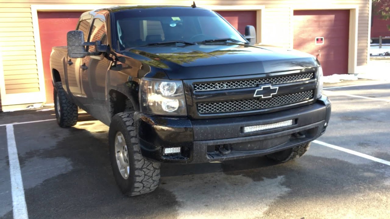 2011 Chevy Silverado LED Bar Foglights - YouTube