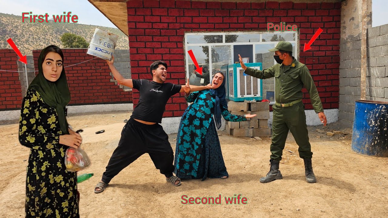 When the second wife returned from prison: Husband's intense rage; Leila leaves home.