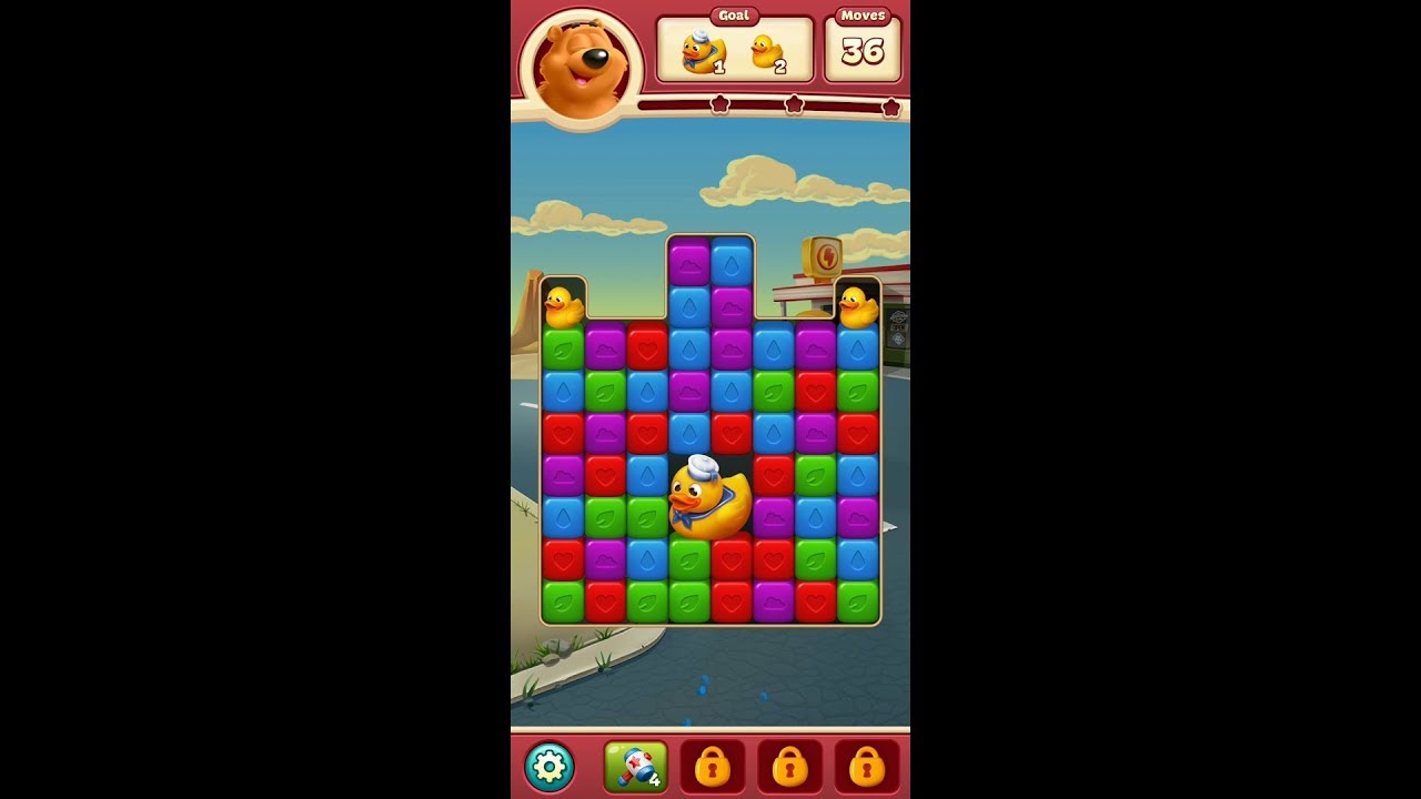 Toon Blast (by Peak) - free offline match 3 puzzle game for Android and iOS - gameplay.