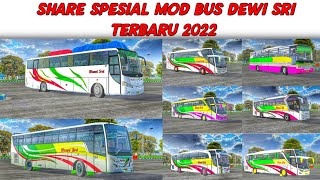 SHARE SPESIAL MOD BUS DEWI SRI TERBARU 2022 | MOD BUSSID TERBARU screenshot 2