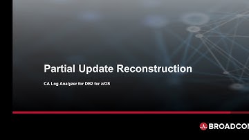 CA Log Analyzer for DB2 for zOS - Partial Update Reconstruction