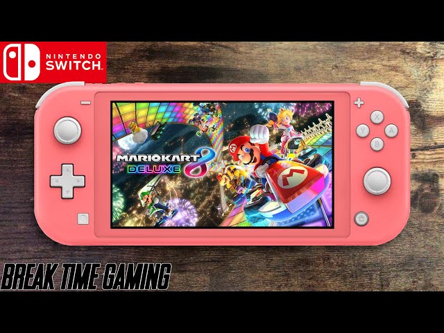 Mario Kart 8 Deluxe Nintendo Switch Lite Gameplay 