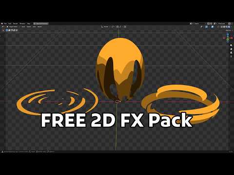 FREE 2D FX Blender pack #blender #free #animation