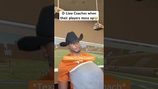 O-Line Coaches when their players mess up😭 #texaslonghorns #oline #offensiveline Profile