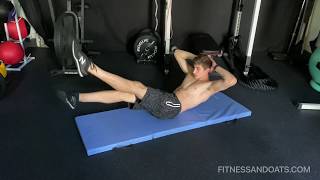 Abs Scissor Crossing Legs Horizontally