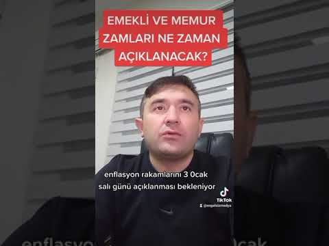 EMEKLİ VE MEMUR ZAMLARI NE ZAMAN AÇIKLANACAK?