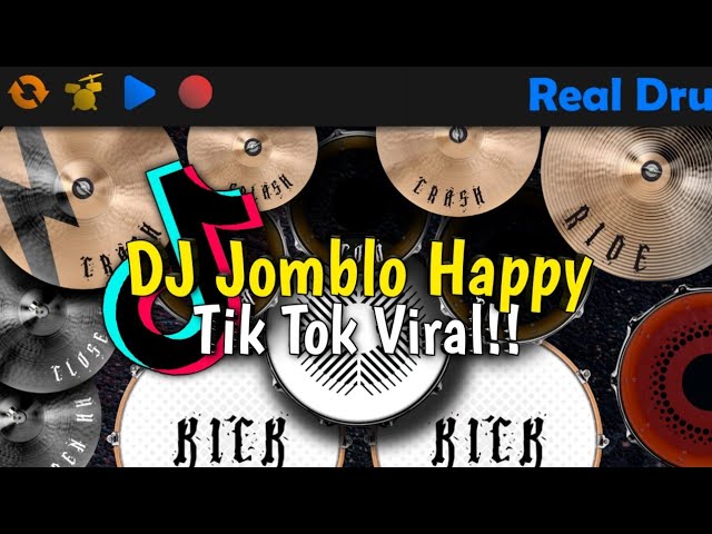 DJ SEDIKIT PUN TAK MERASA MALU - DJ JOMBLO HAPPY VIRAL TIKTOK | REAL DRUM COVER class=