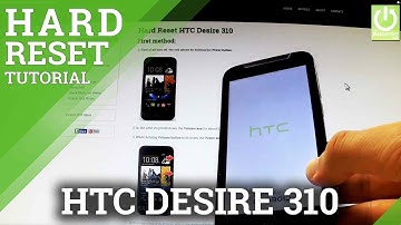 Hard Reset HTC Desire 310 - How Delete All Data in HTC Android Phone