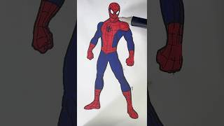 #spiderman #colouringfun #asmrvideos #asmrtriggers #satisfyingcolouring #art