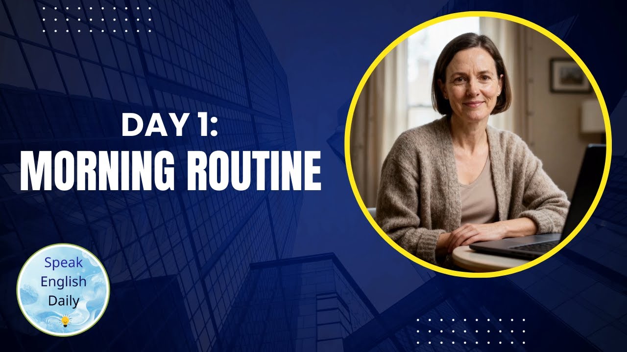 Day 1 – Morning Routine | Daily English Speaking Practice - YouTube