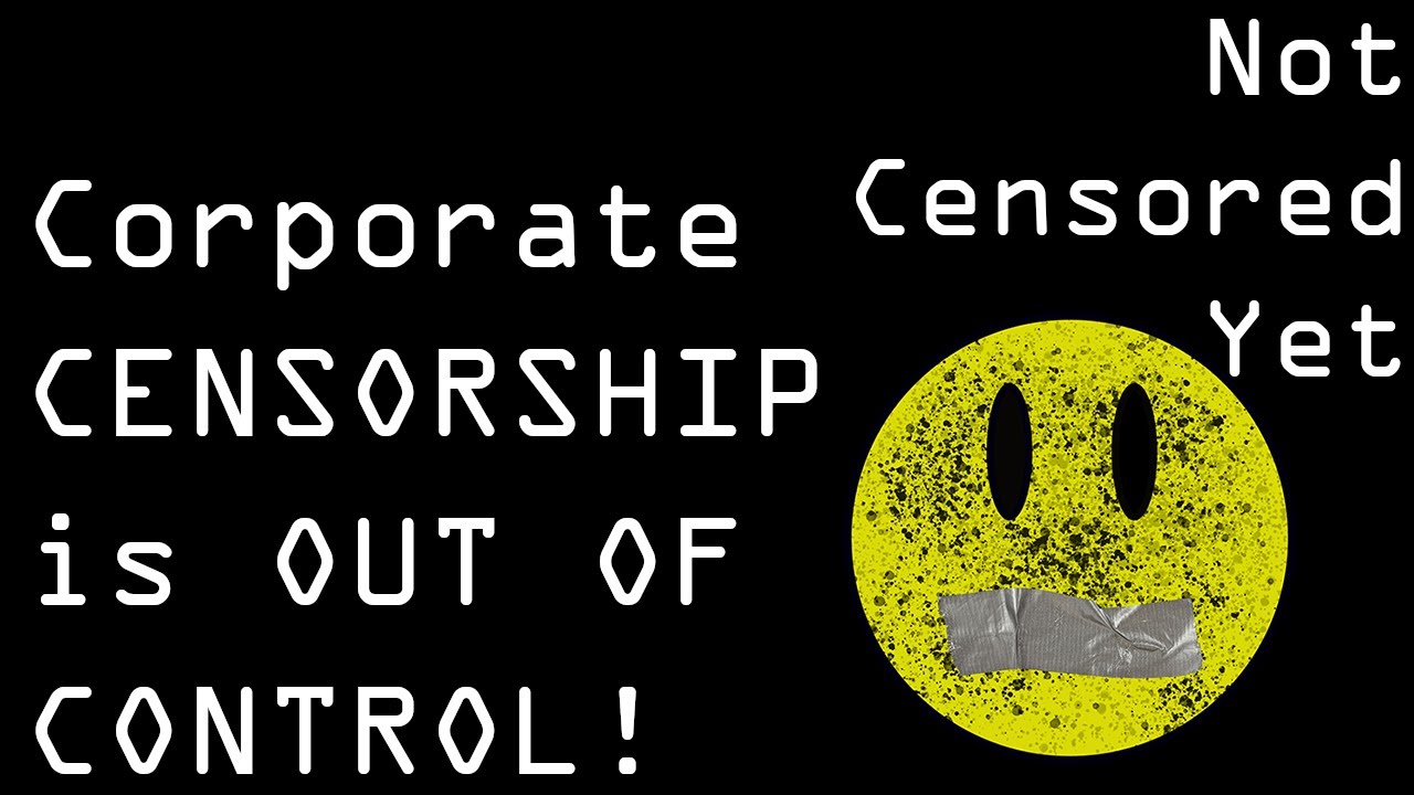 Corporate CENSORSHIP now doing POLITICAL DIRTY WORK. Mussolini's wet