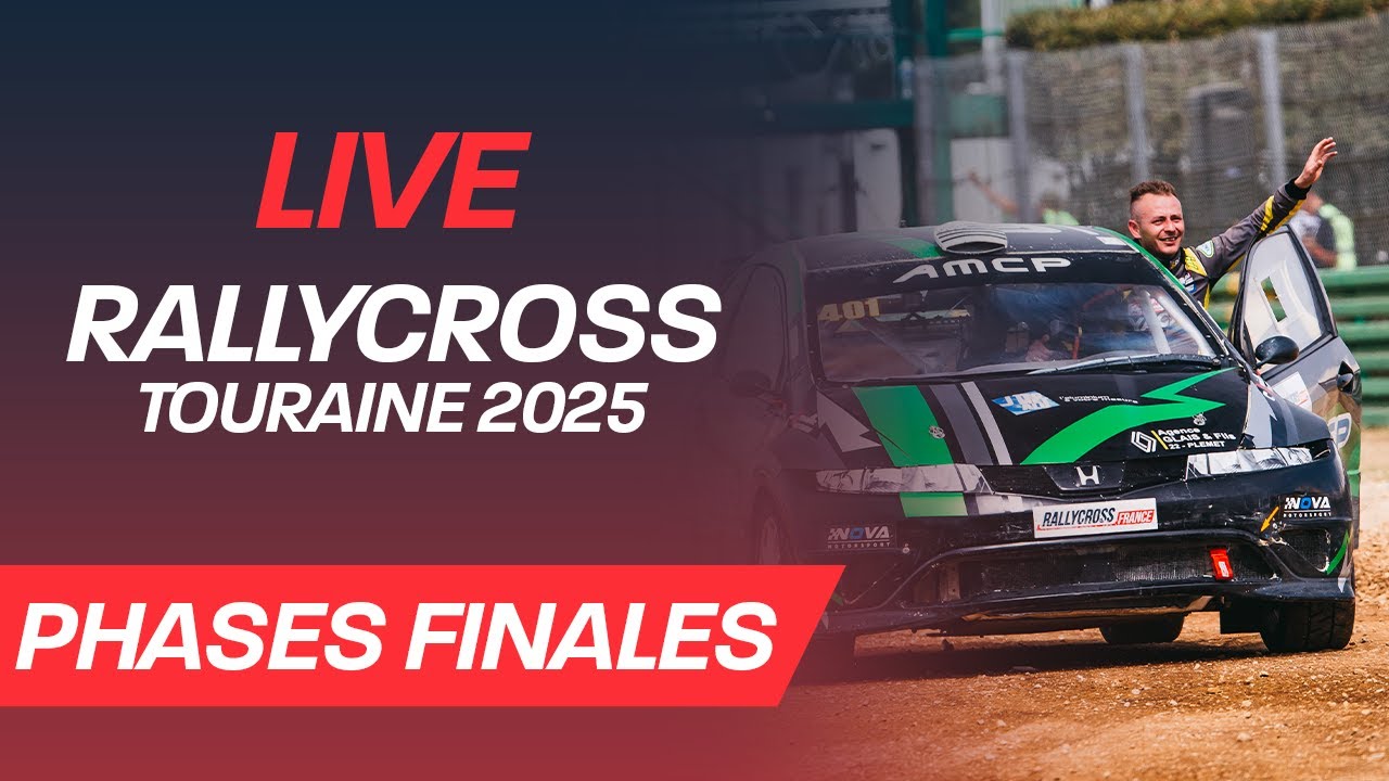 Rallycross France 2025 - #04 Touraine - Phases Finales - YouTube