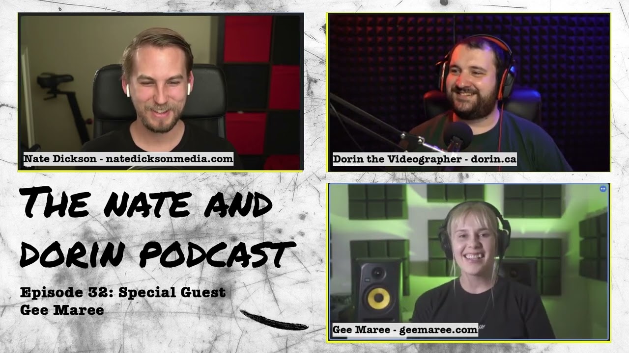 Live Music Videographer Gee Maree - Episode 32 of The Nate and Dorin Podcast