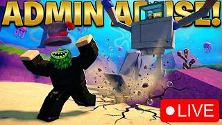 OP ADMIN ABUSE! NEW PRISMATIC UNITS! DON'T MISS THIS STREAM! Roblox SpongeBob Tower Defense