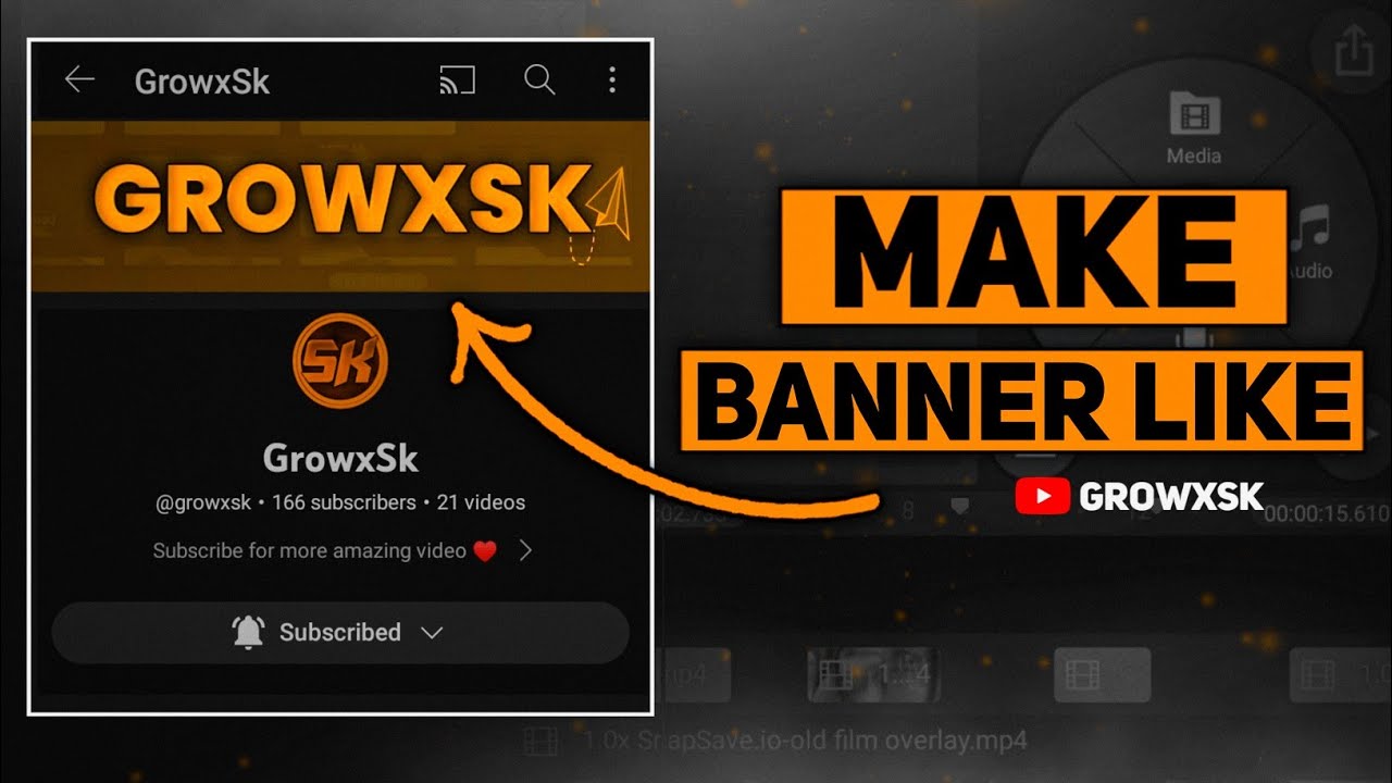 How to MAKE THIS AWESOME BANNER 😮 (Pixelab)